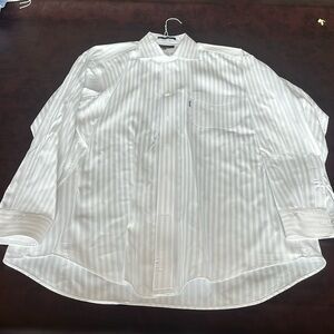 Faconnable White 17-1/2 Dress Shirt
